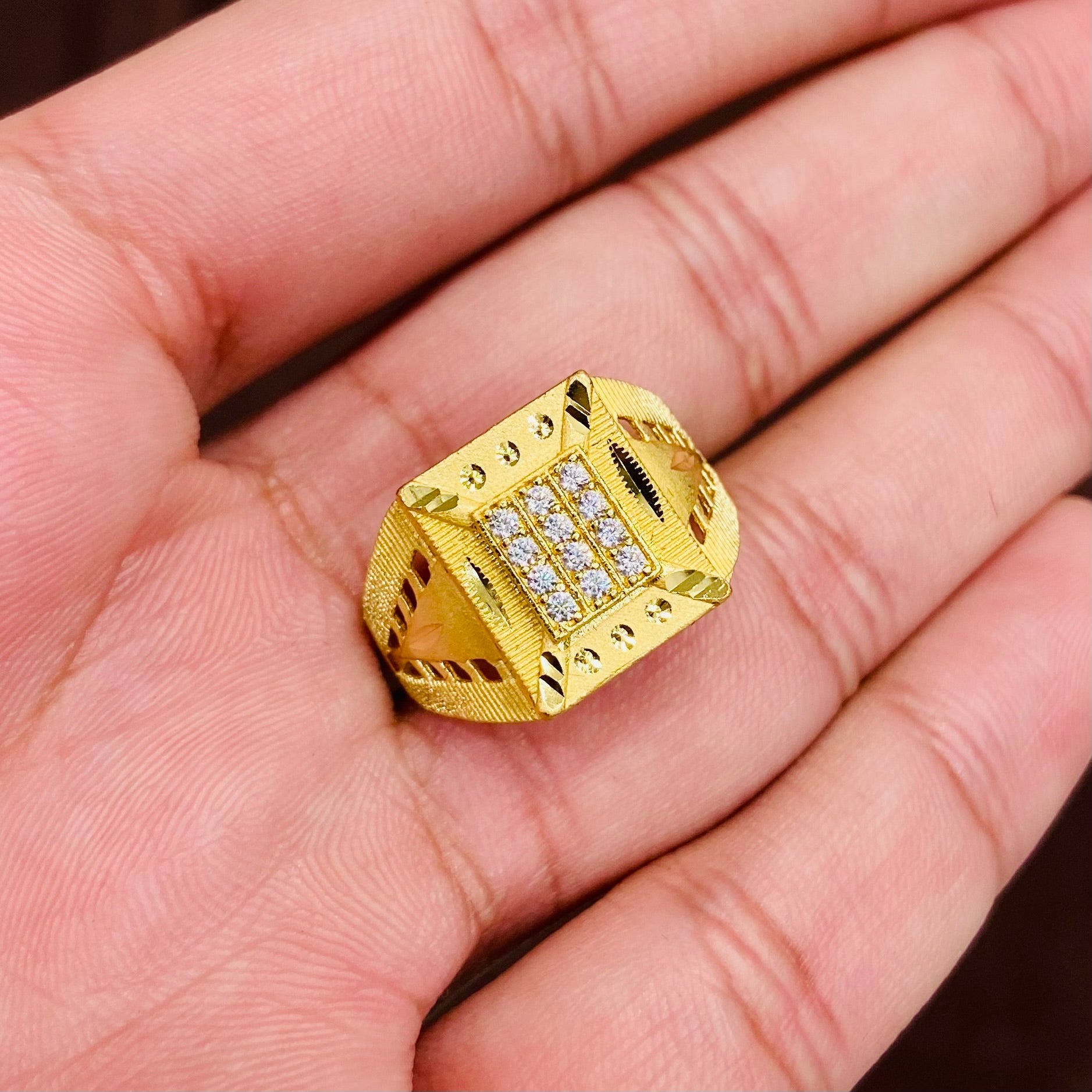 1 gram gold men ring