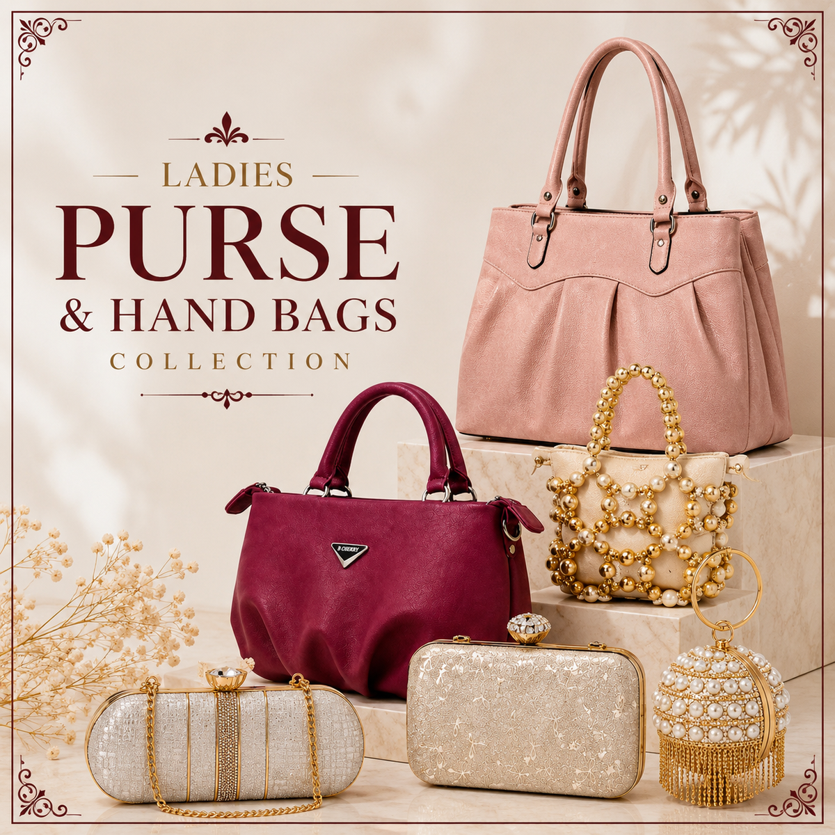 Huge Ladies Purses & Hand Bags collection banner