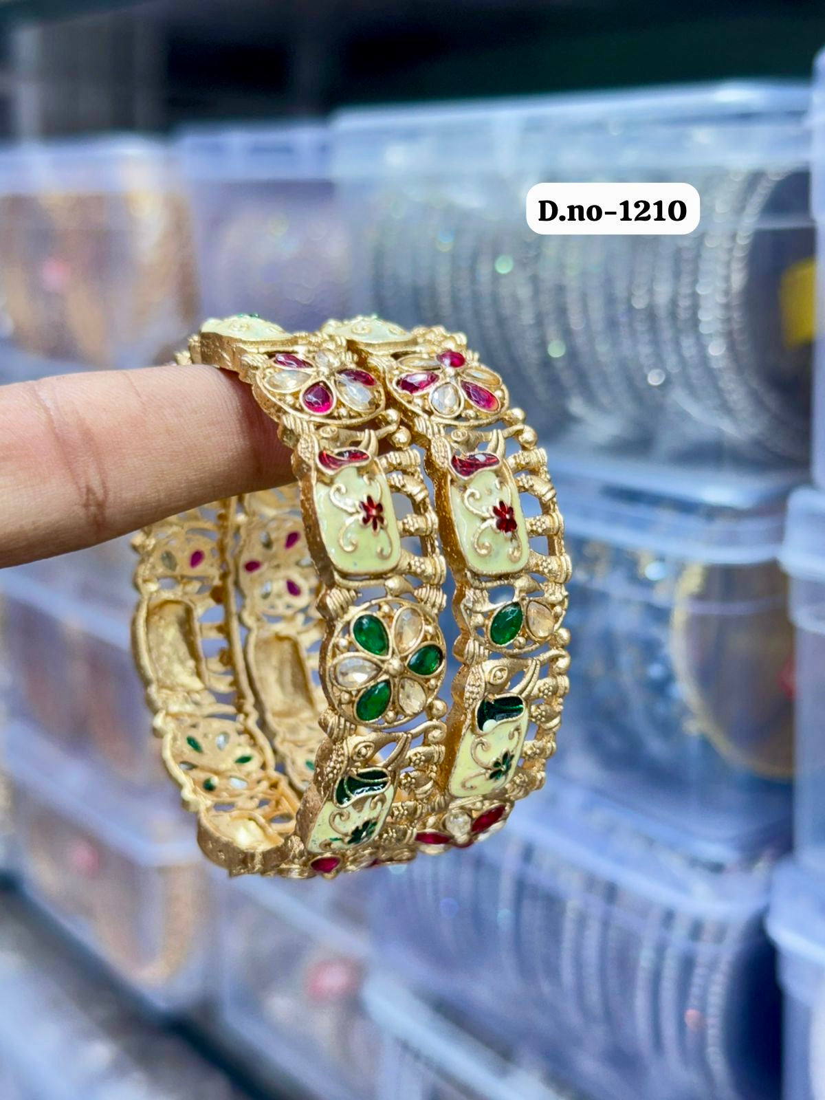 Royal Rajwadi Stone Work Bangles RB04