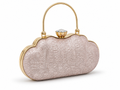 Scallop Frame Evening Clutch Bag