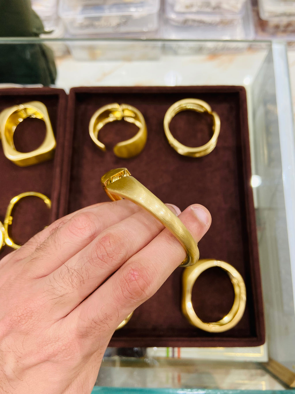 Floral Anti Tarnish Bangle - ATB04