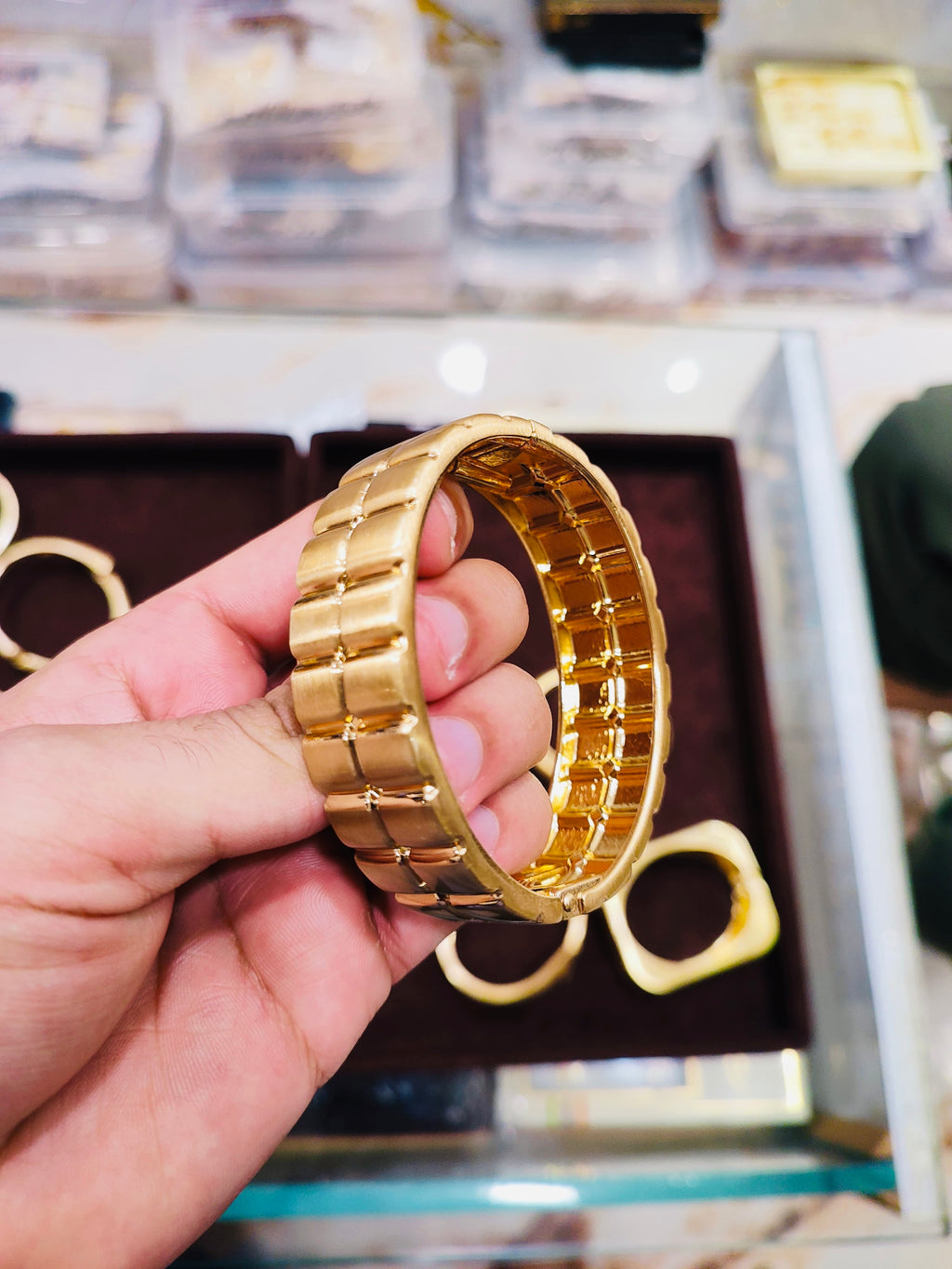 Sparkling Anti Tarnish Bangles for Women - ATB15