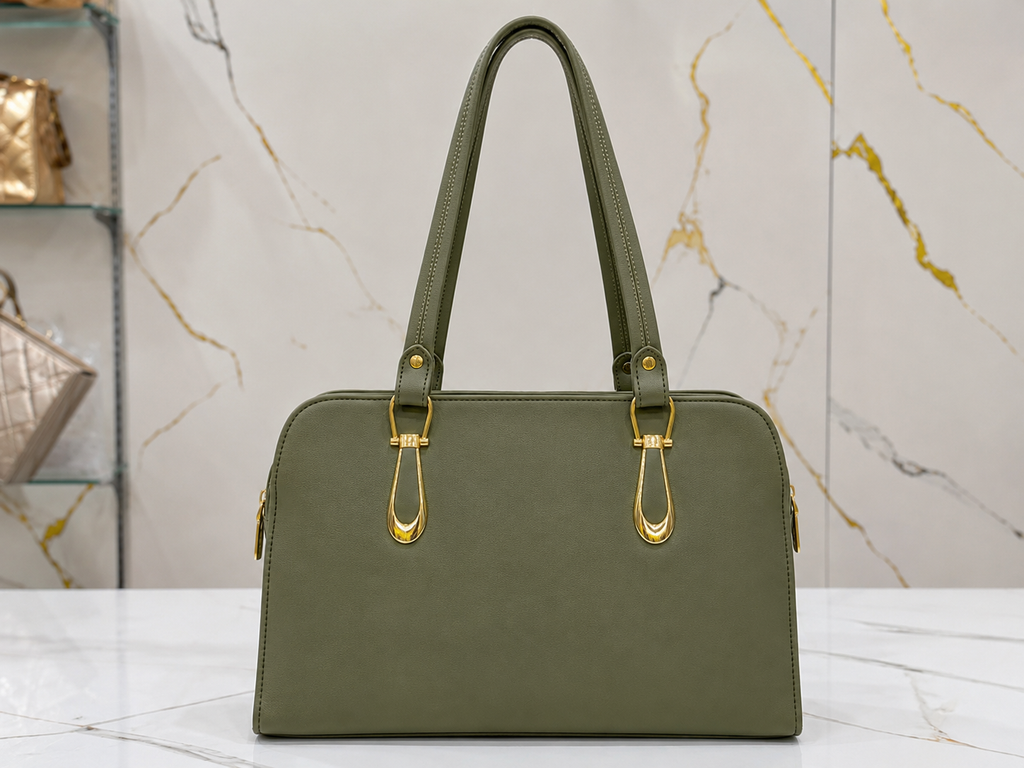 Classic Structured Office Tote Bag Multicolor