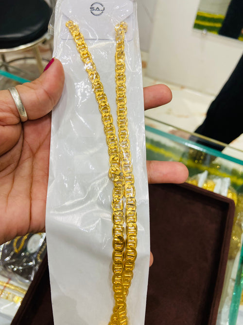 Gold Plated 1 Gram Chain for Men- CH09