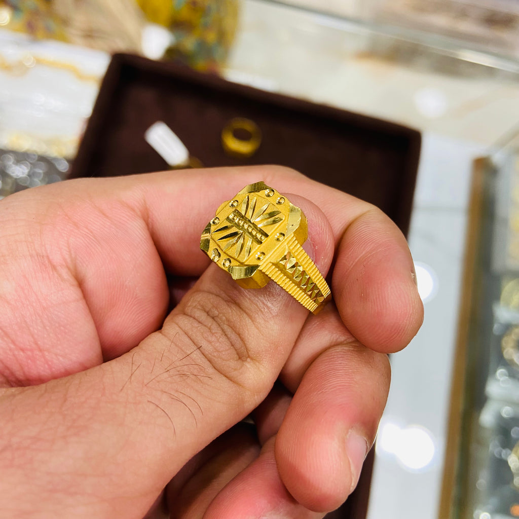 1 gm gold men’s Ring Design MR12