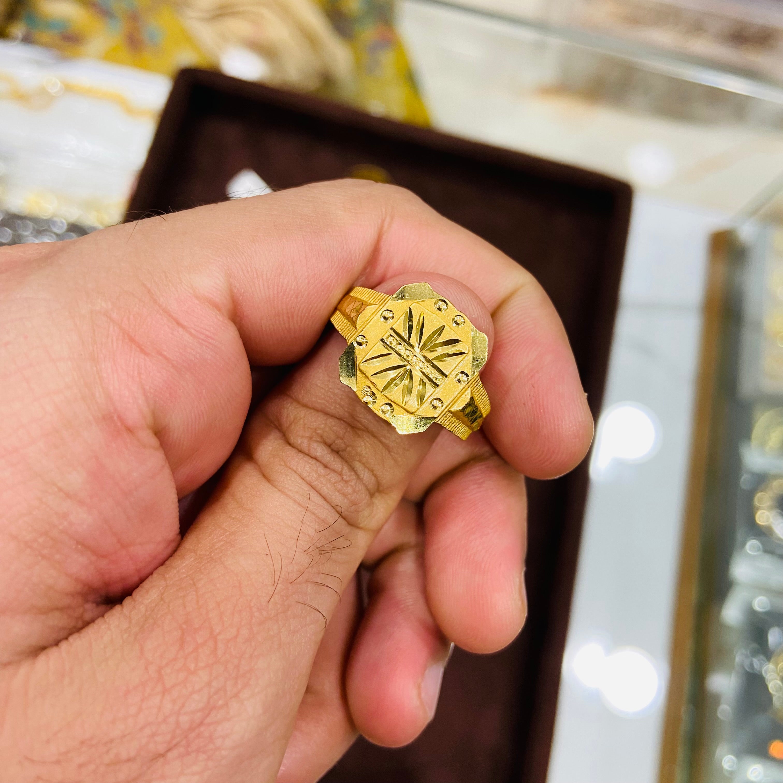1 gm gold men’s Ring Design MR12