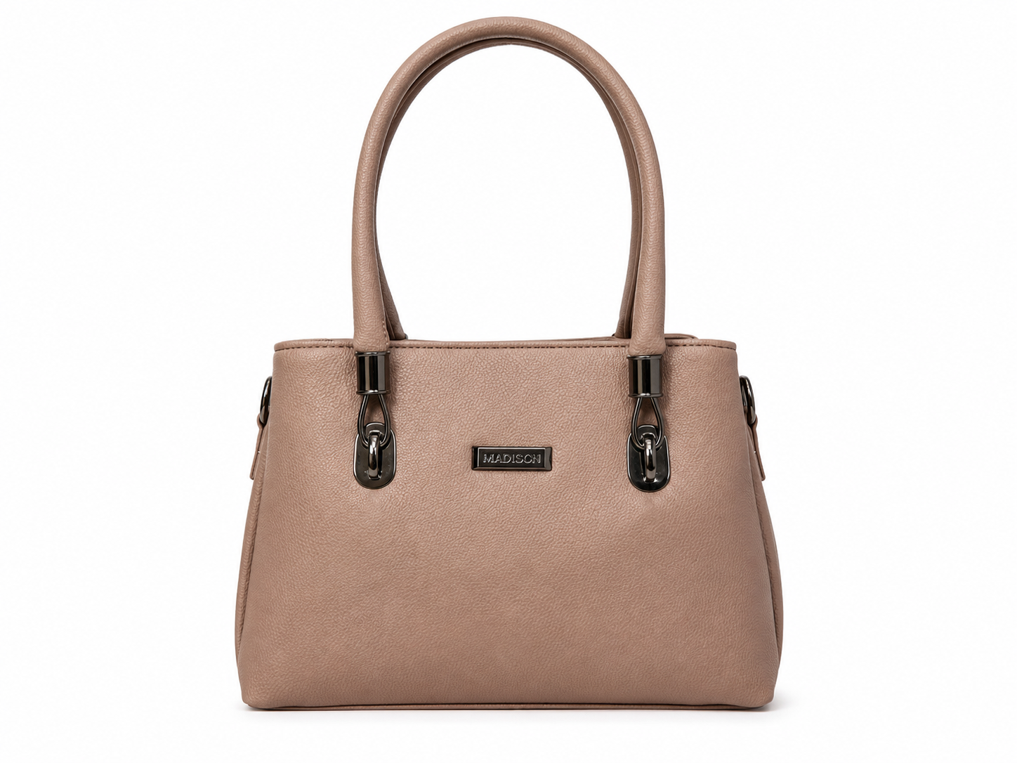 Taupe Structured Women’s Handbag in Brown Shades