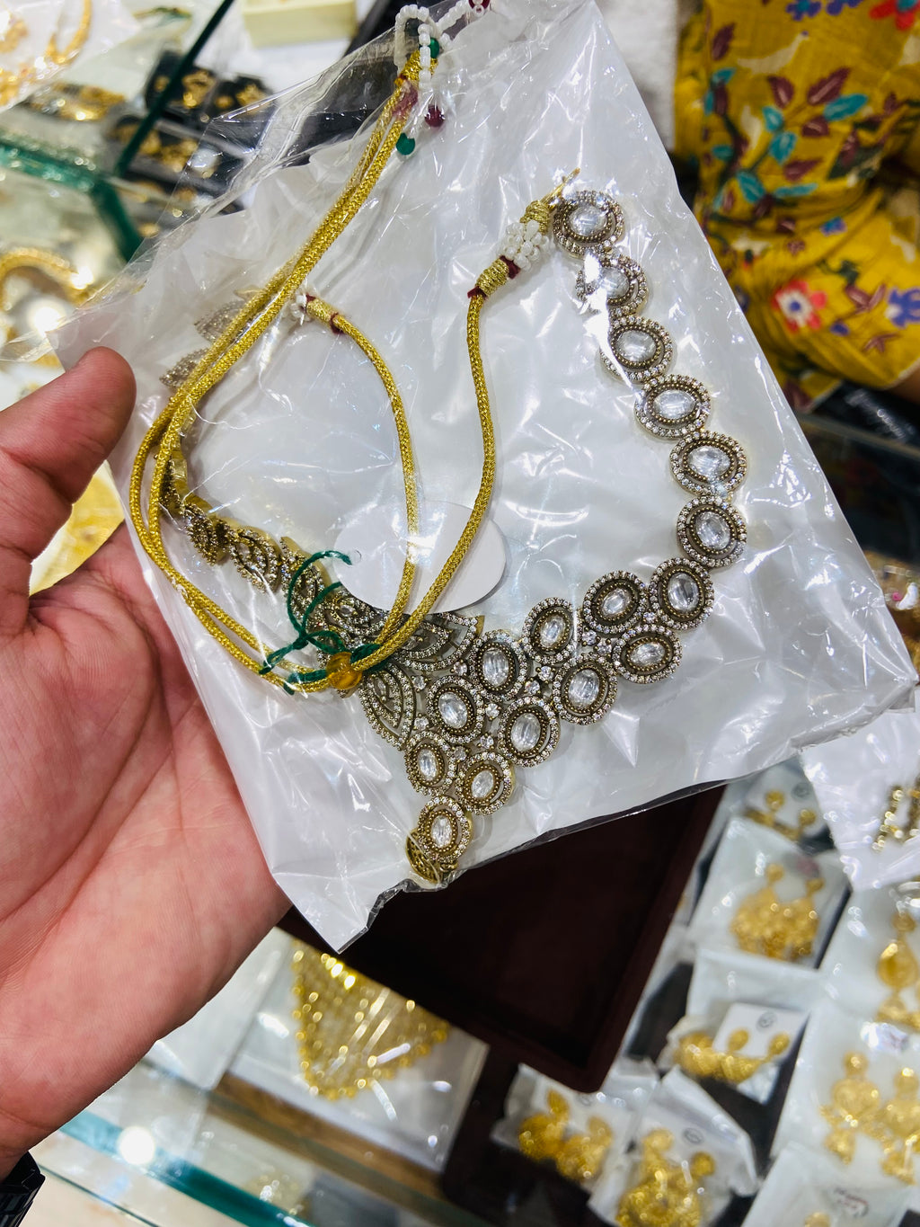 Luxury American Diamond Party Wear Jewellery Set- NS21