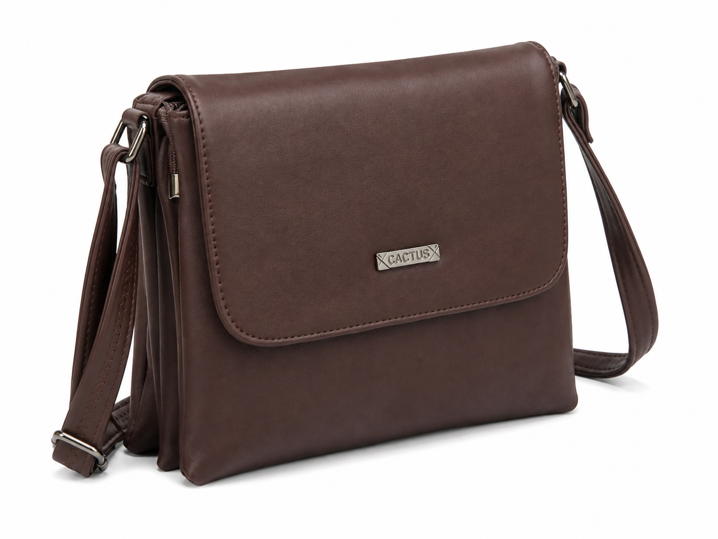Classic Women’s Crossbody Sling Bag with Three Space