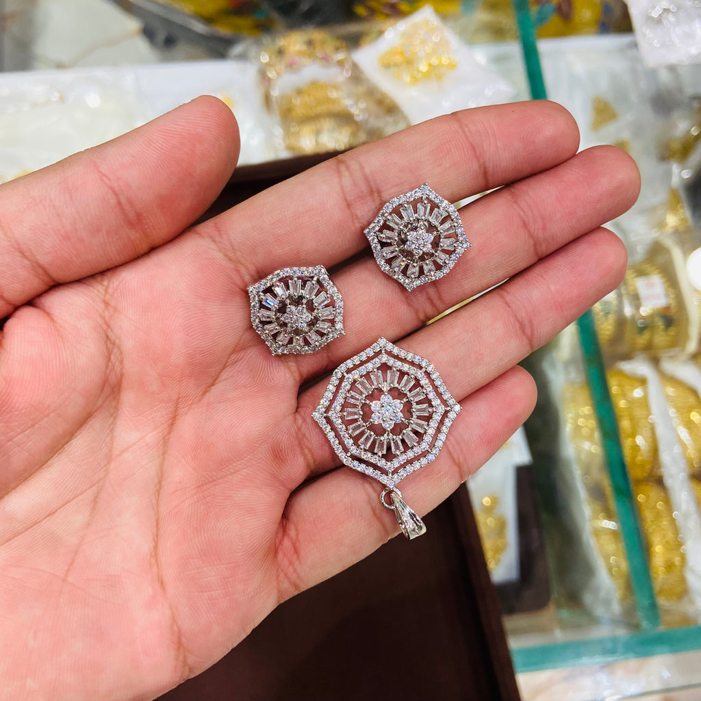 Stylish AD Pendant Set - PS07