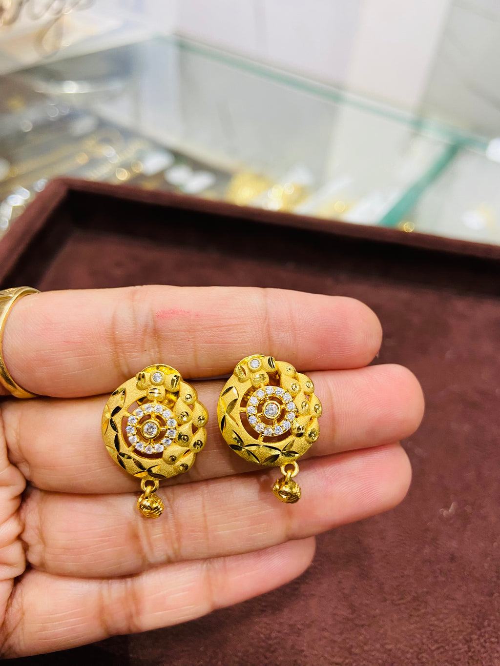 Daily Wear Gold Earrings - ER44