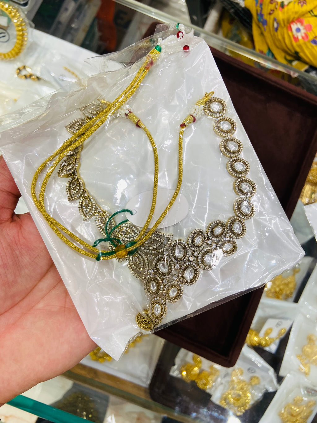Luxury American Diamond Party Wear Jewellery Set- NS21