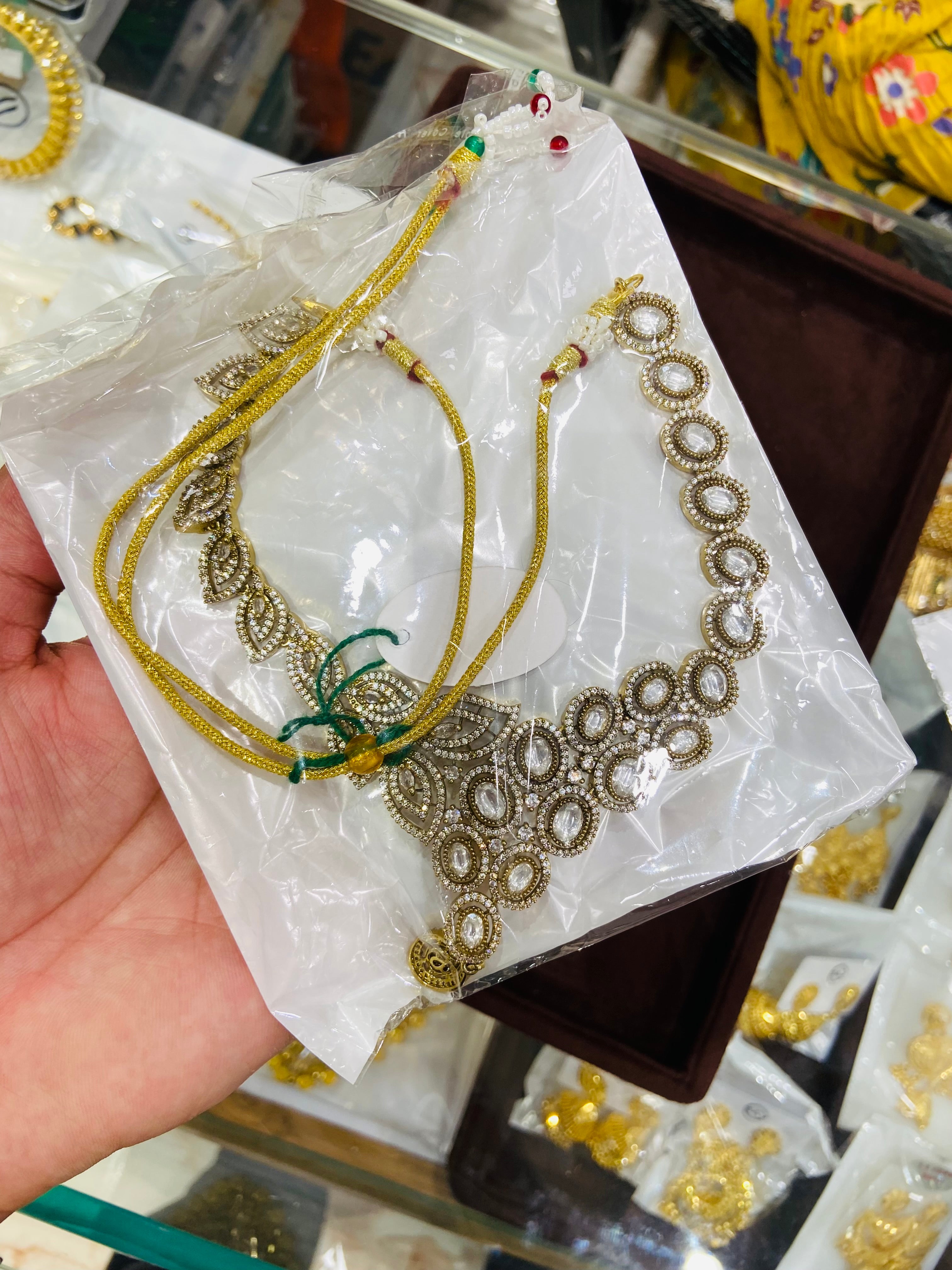 Luxury American Diamond Party Wear Jewellery Set- NS21