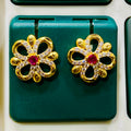 Trendy 1 Gram Gold Earrings Tops Collection- ER36