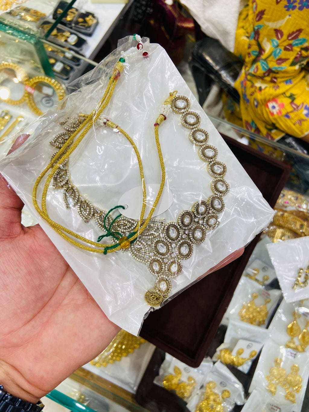 Luxury American Diamond Party Wear Jewellery Set- NS21