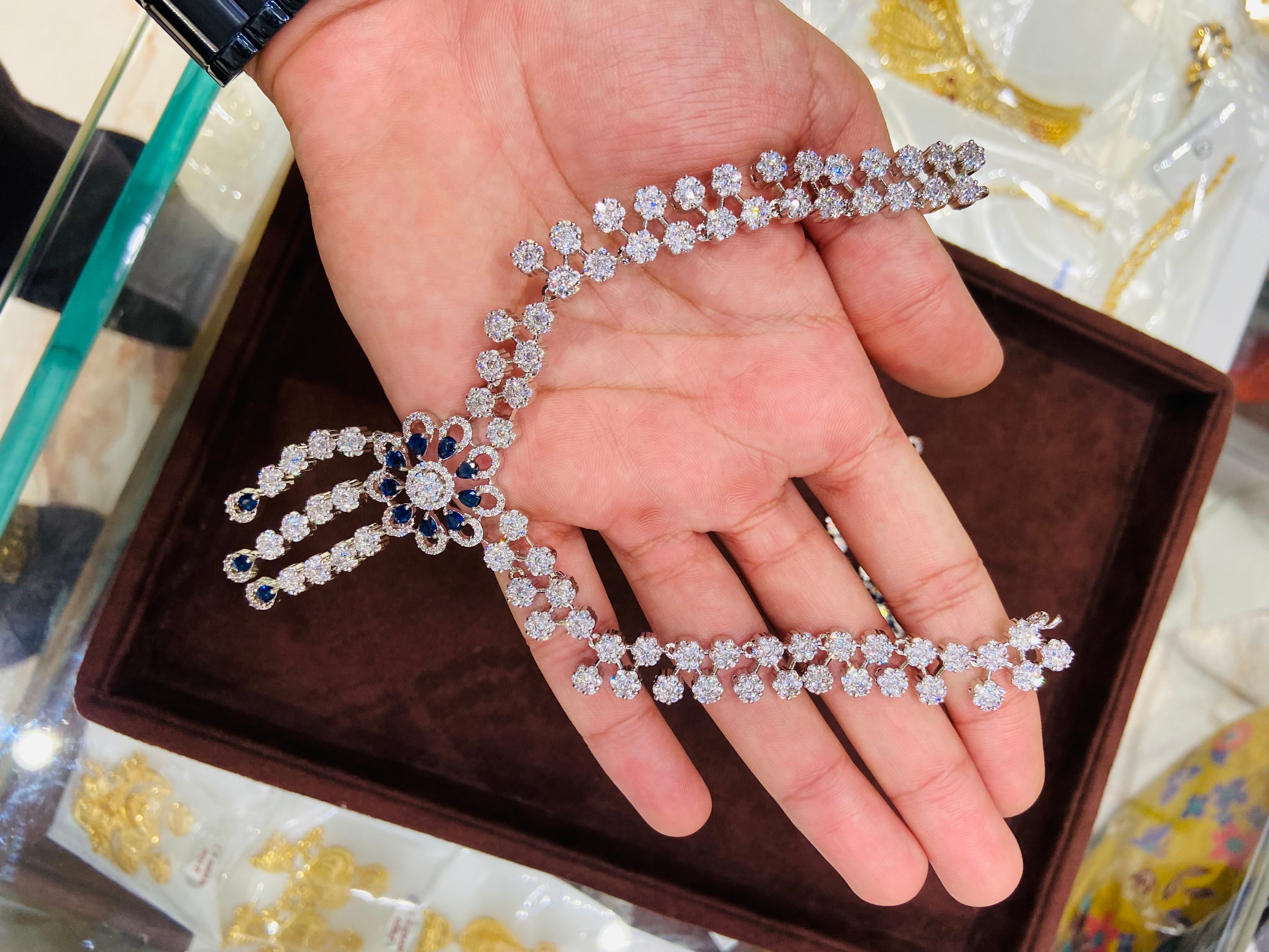 Luxury American Diamond Necklace for Women- NS19