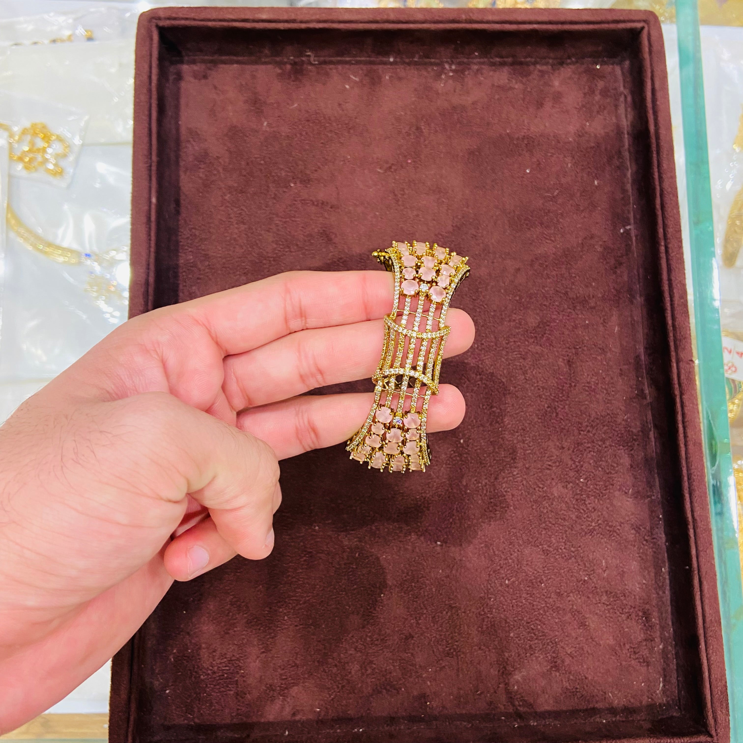 Trendy American Diamond Bracelet- BR14