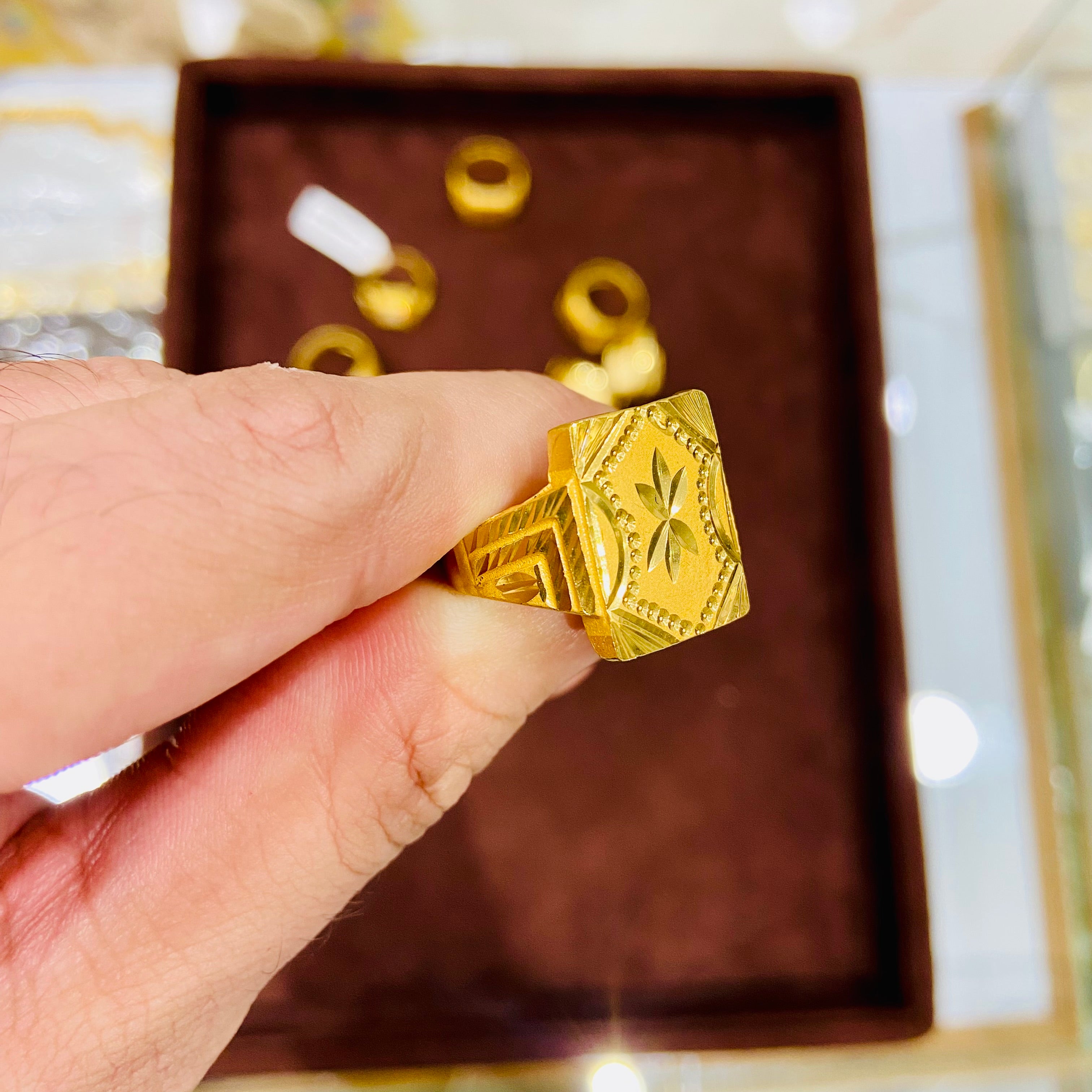 Floral Gents Ring Design MR08