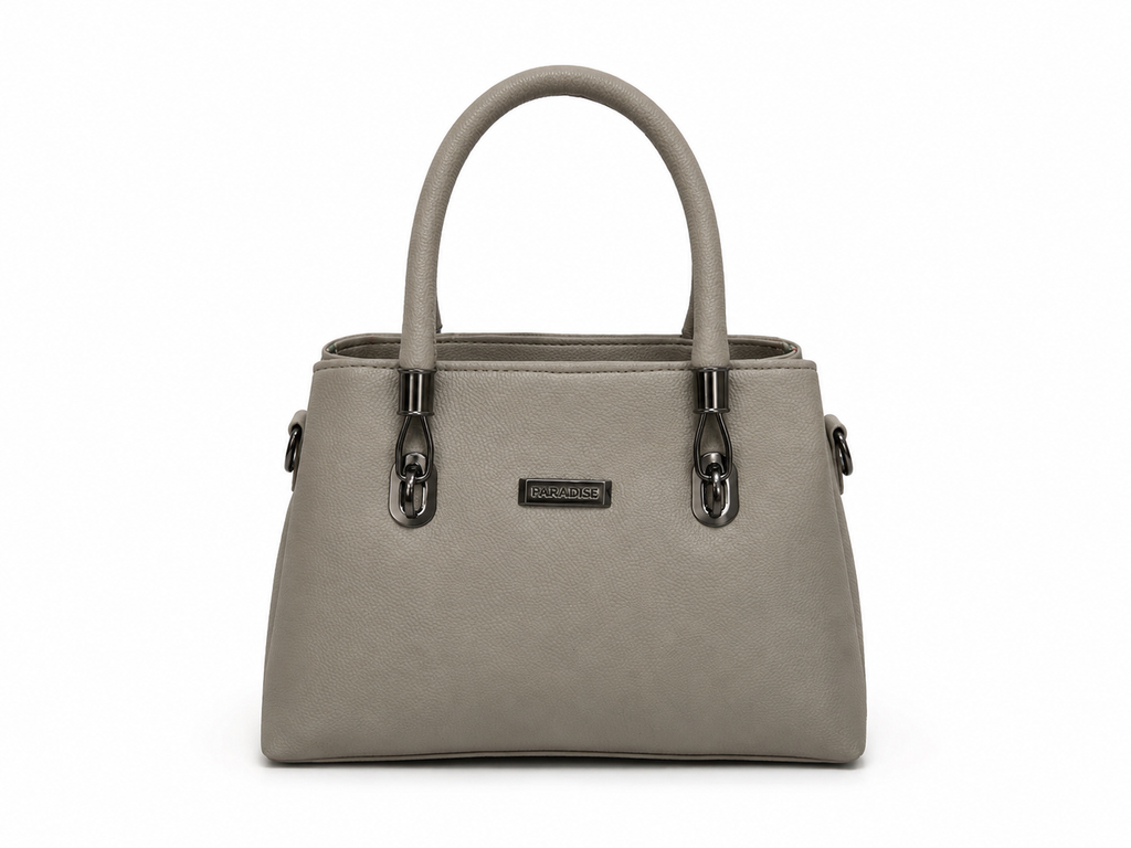 Taupe Structured Women’s Handbag in Brown Shades