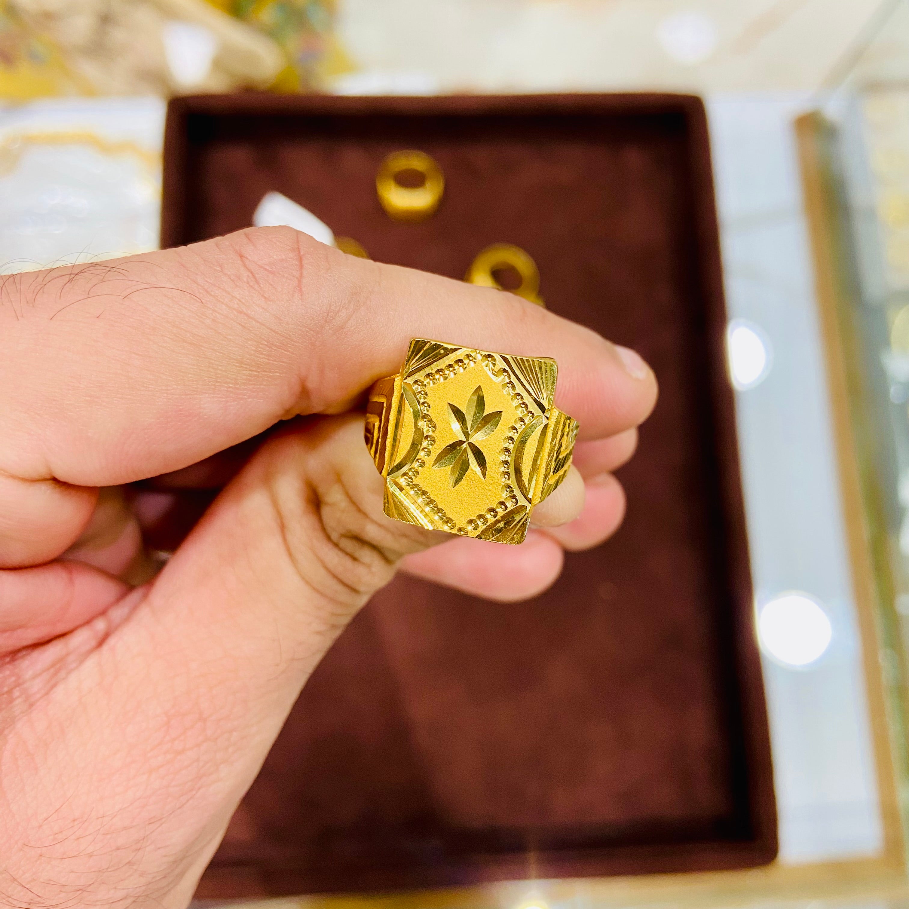 Floral Gents Ring Design MR08