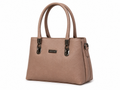 Taupe Structured Women’s Handbag in Brown Shades