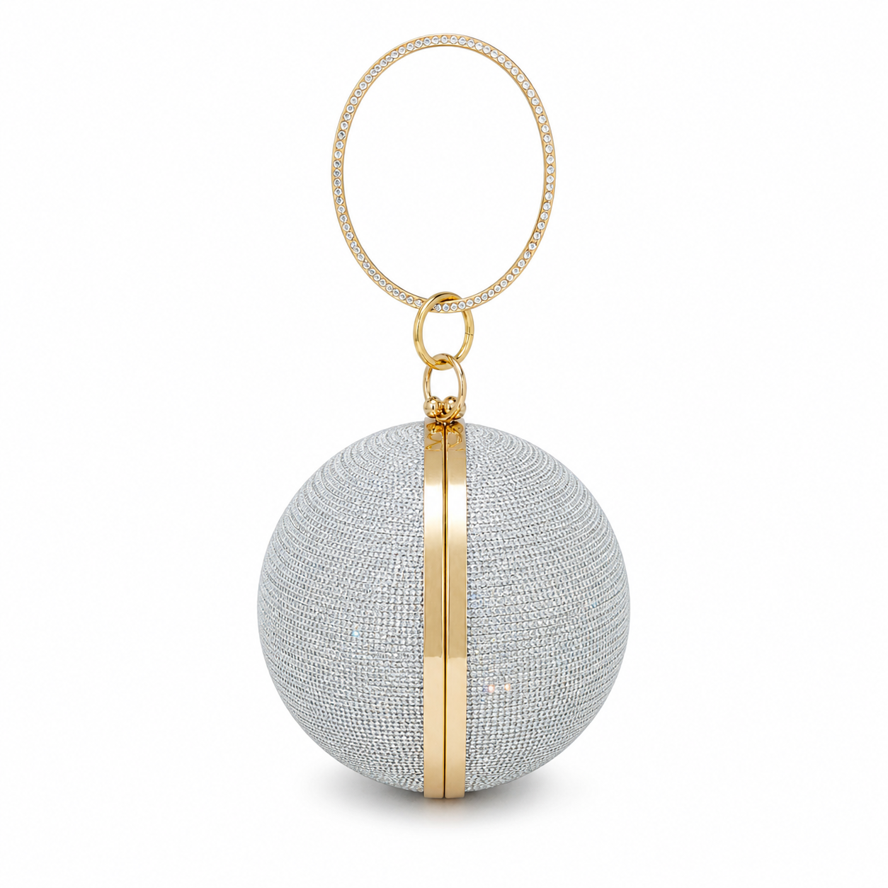 Luxury Crystal Ball Evening Clutch Bag at Sawariya Jewellery - PW01