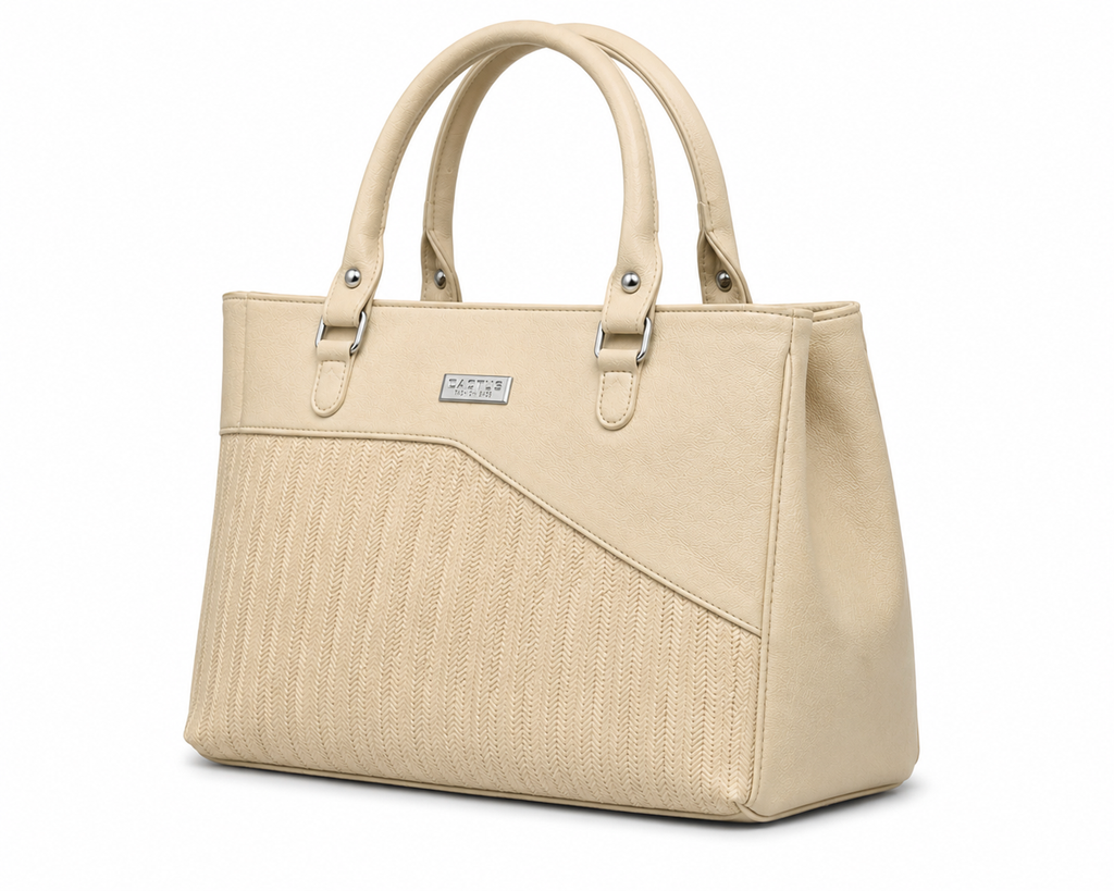 Ivory Weave Premium Tote Bag for Women
