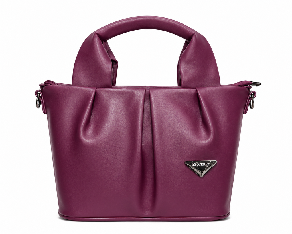 Soft Purple Shoulder Tote Bag for Women