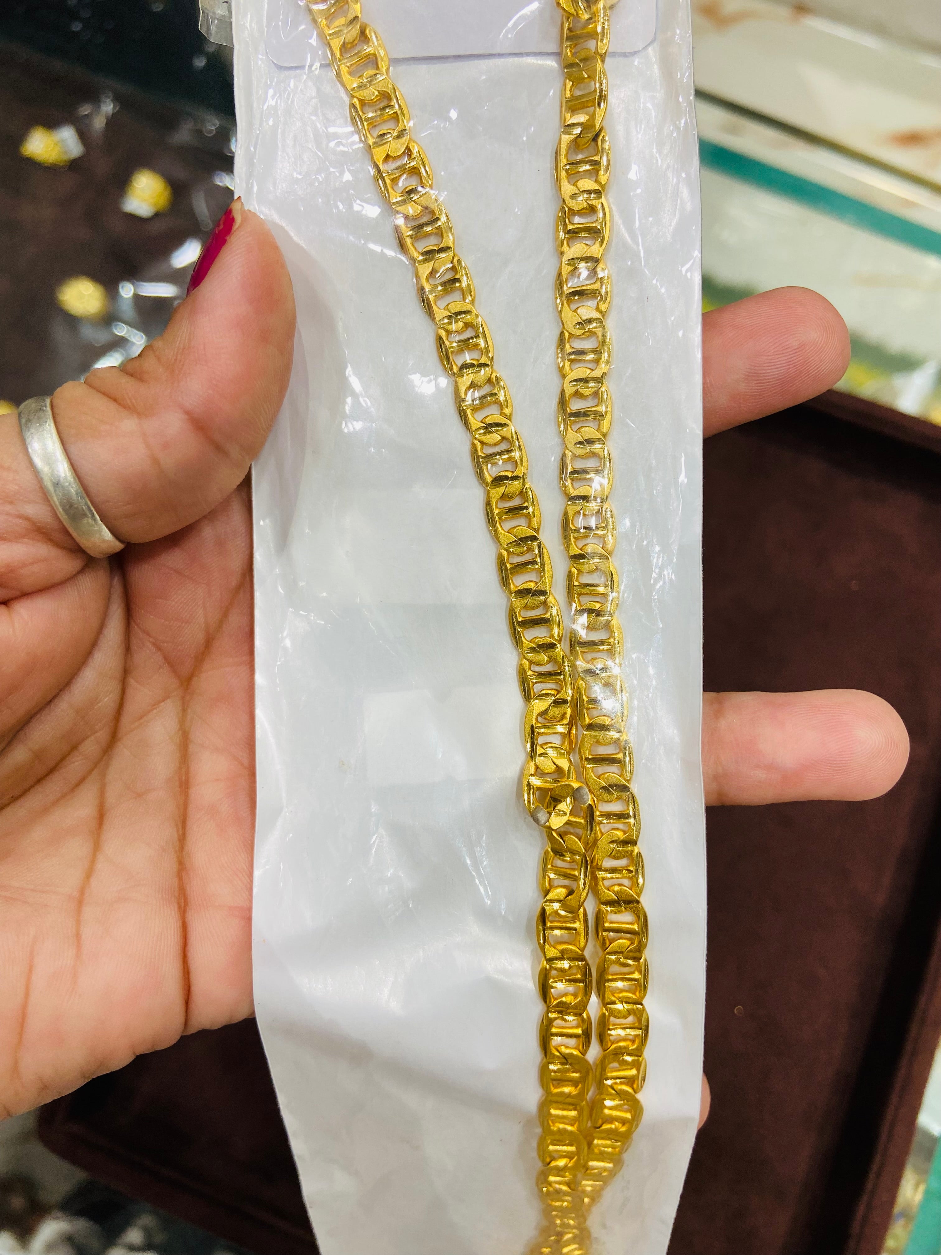 Gold Plated 1 Gram Chain for Men- CH09