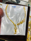 1 Gram Gold Designer Necklace Set with Matching Earrings– NS33