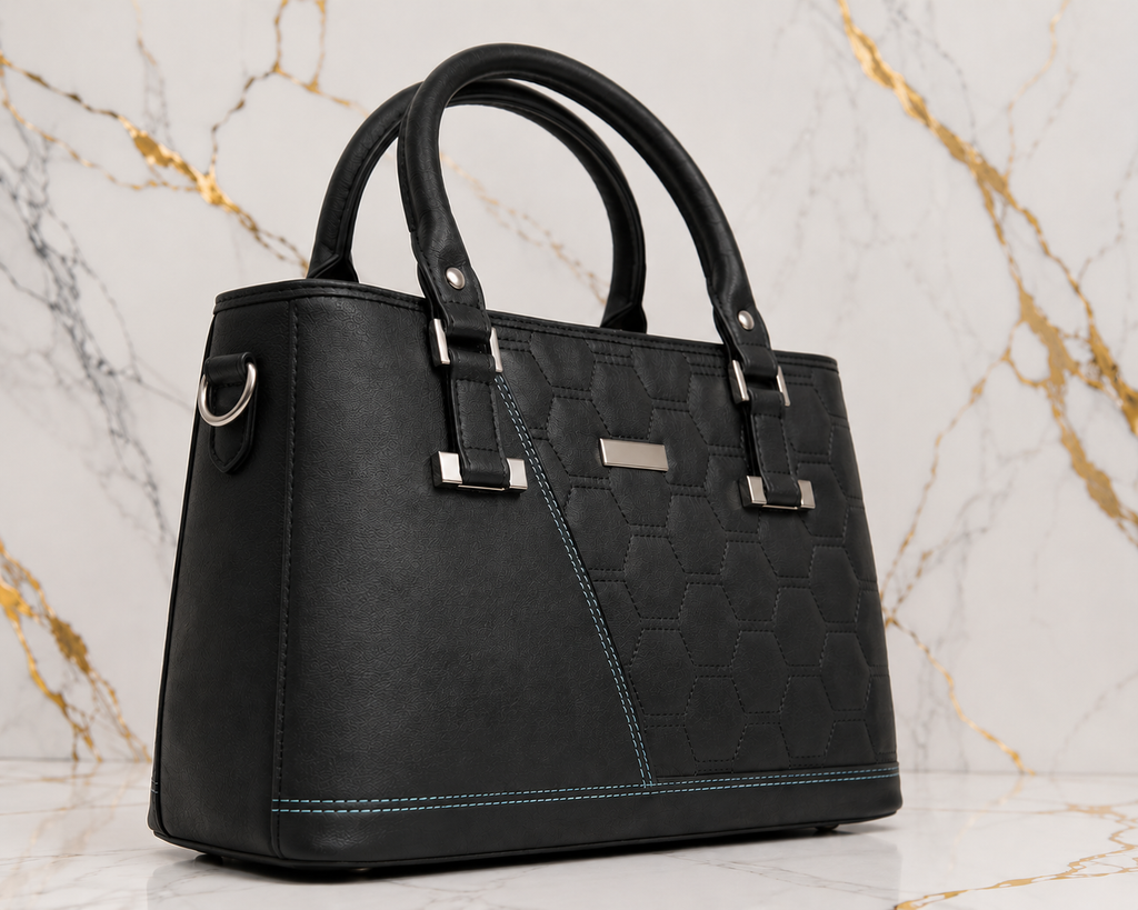 Hexa Quilt Structured Hand Bag in Jaunpur for Women