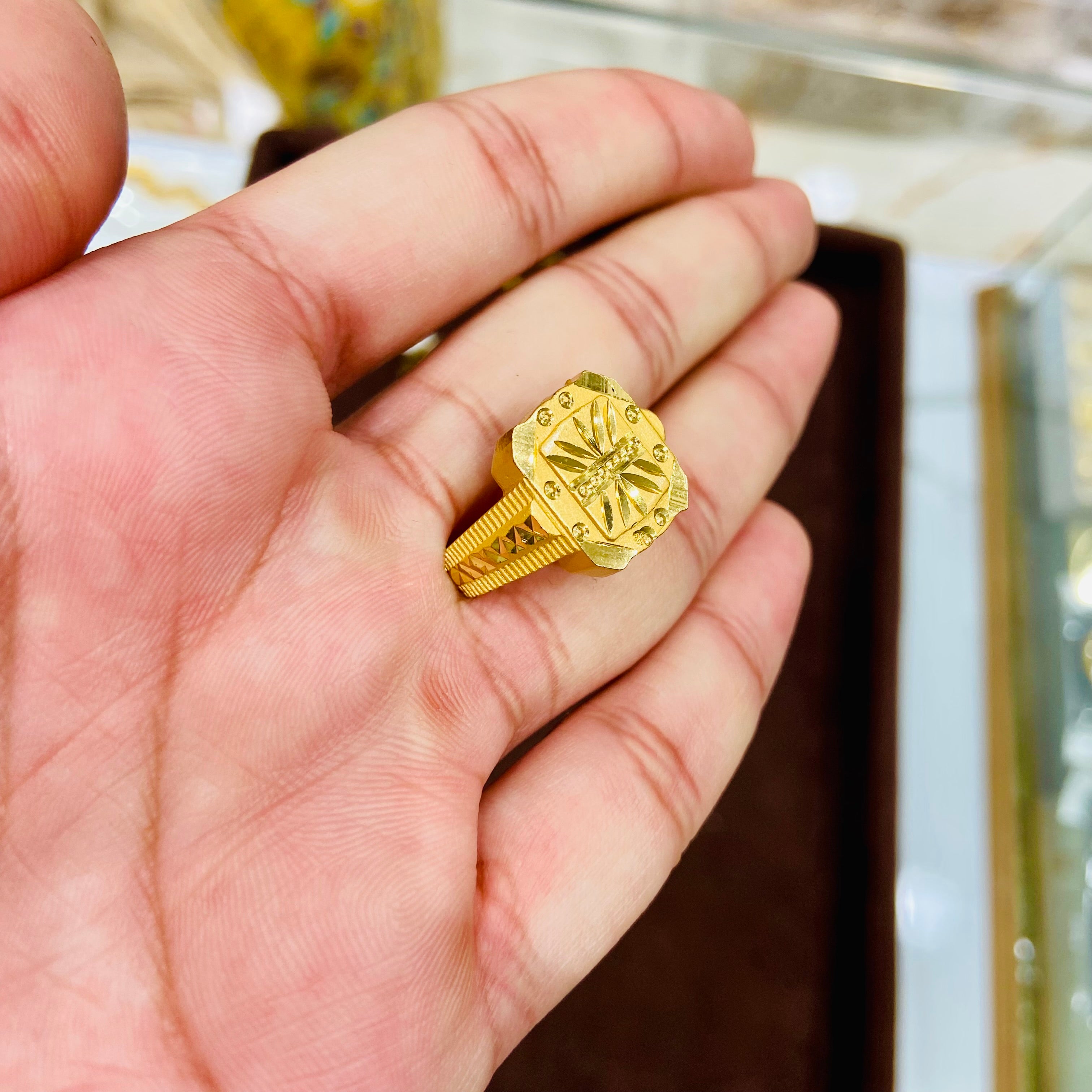1 gm gold men’s Ring Design MR12