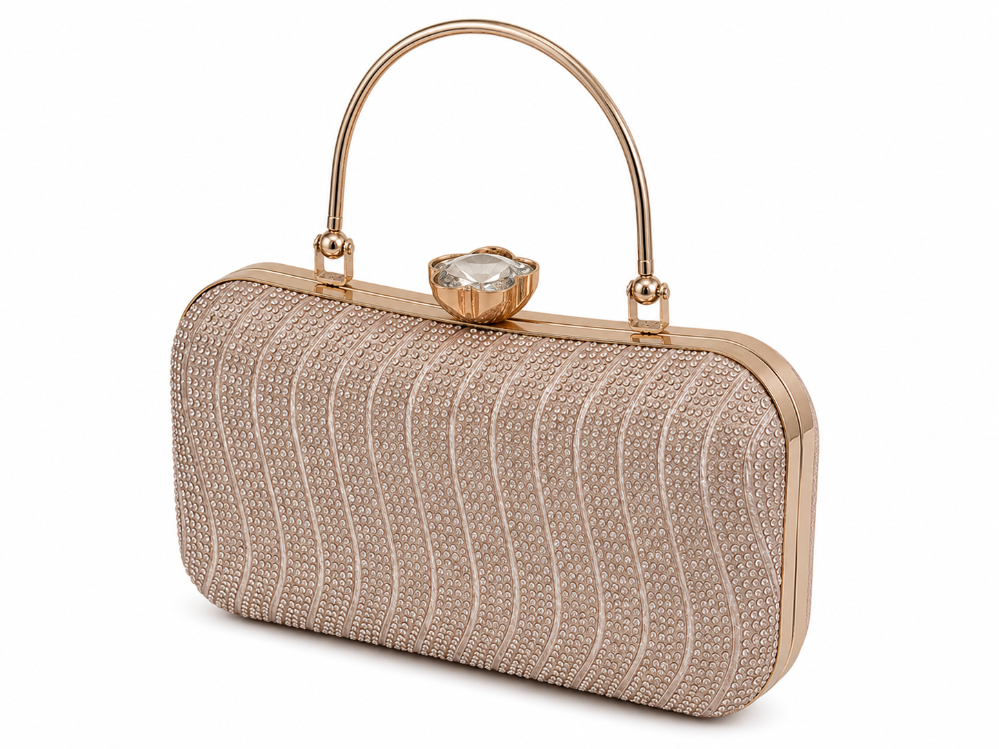 Crystal Frame Party Clutch Bag