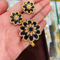 Classy AD Pendant Necklace Set with Earrings - PS12
