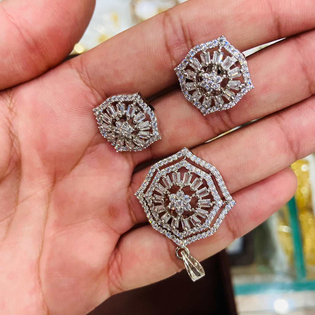 Stylish AD Pendant Set - PS07