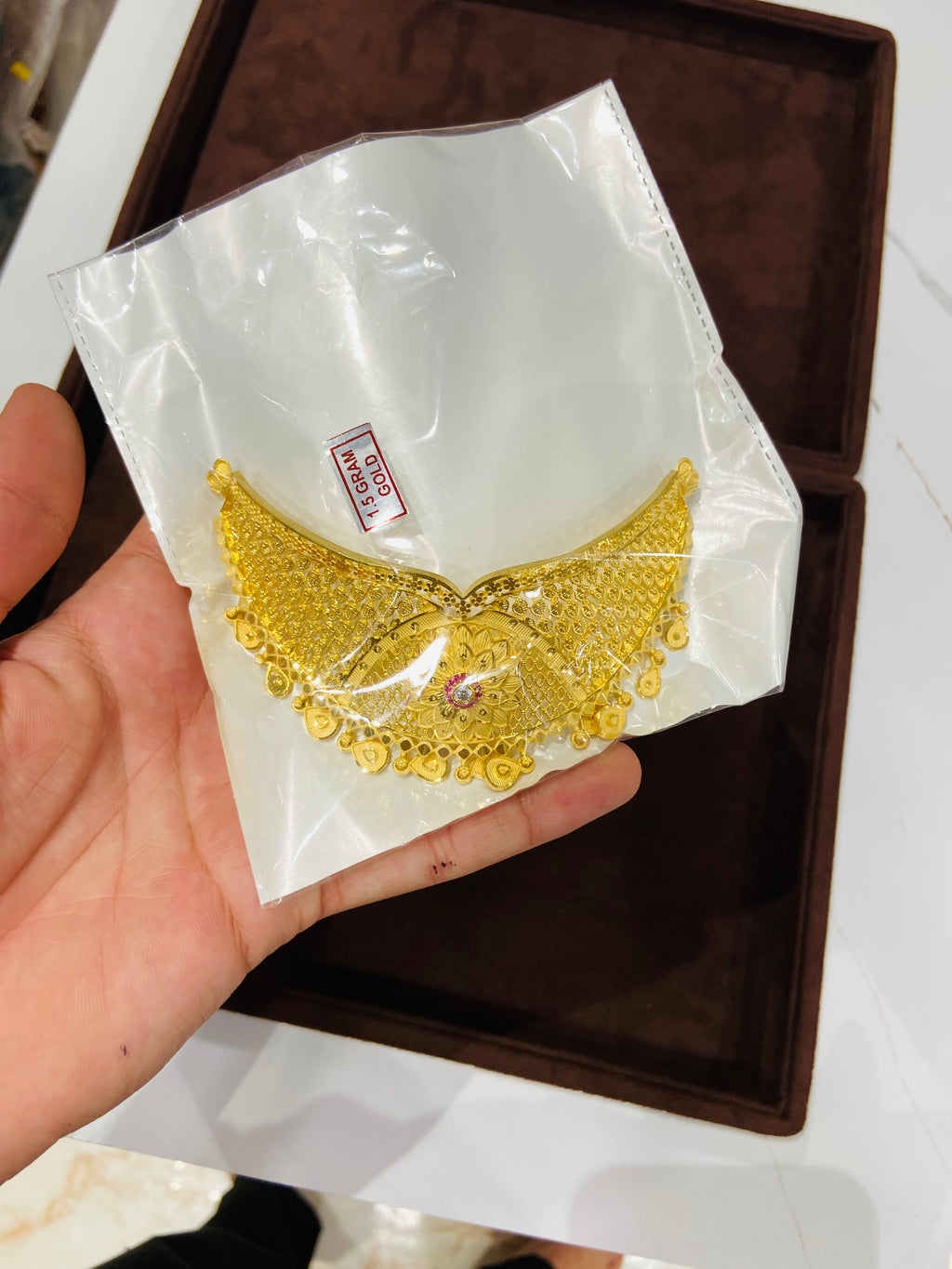 Classic Gold Polish Choker Set