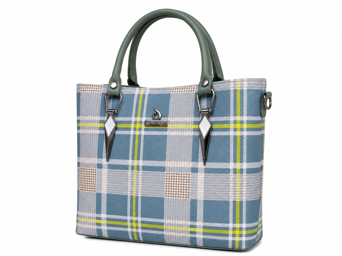 Plaid Pattern Fashion Hand Bag for Women
