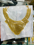 Floral Design 1 Gram Gold Necklace Set– NS30