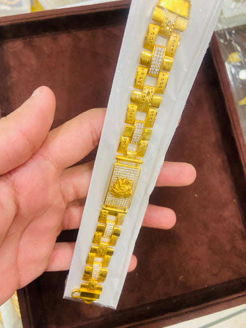 Modern One Gram Gold Bracelet for Men MBR06
