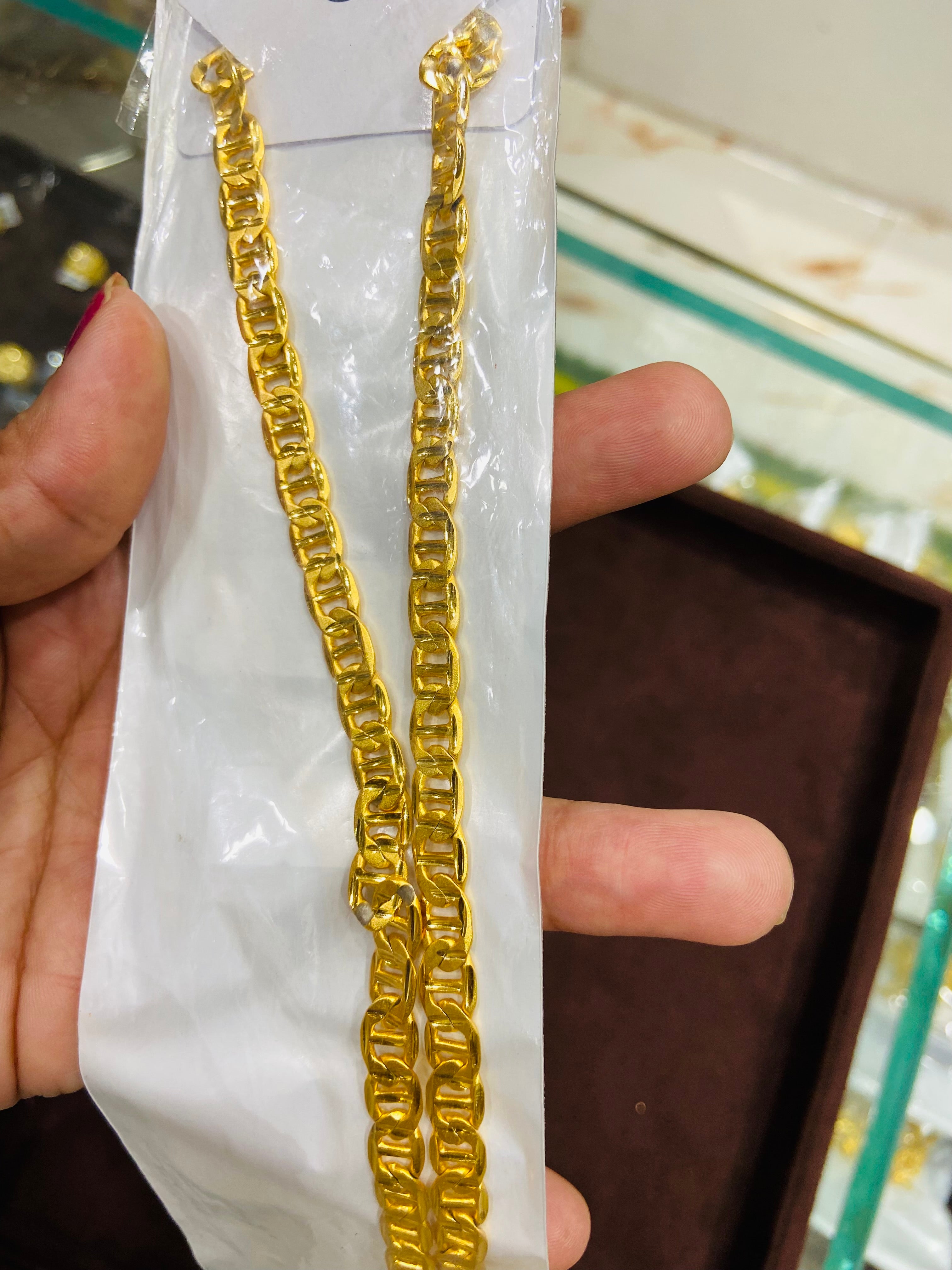 Gold Plated 1 Gram Chain for Men- CH09