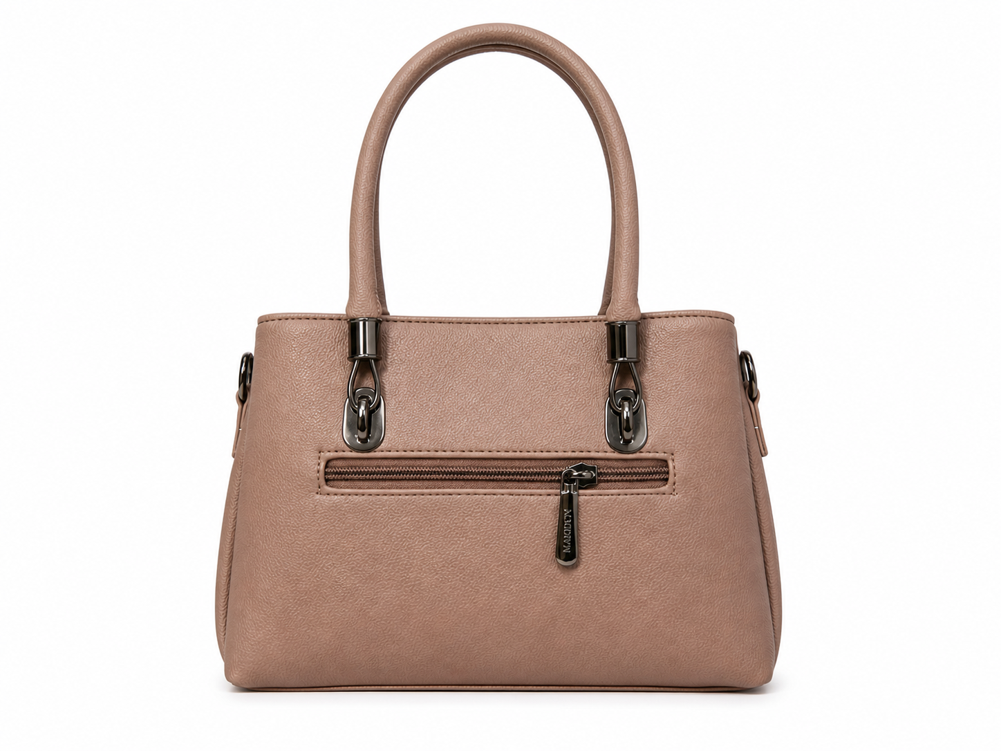 Taupe Structured Women’s Handbag in Brown Shades