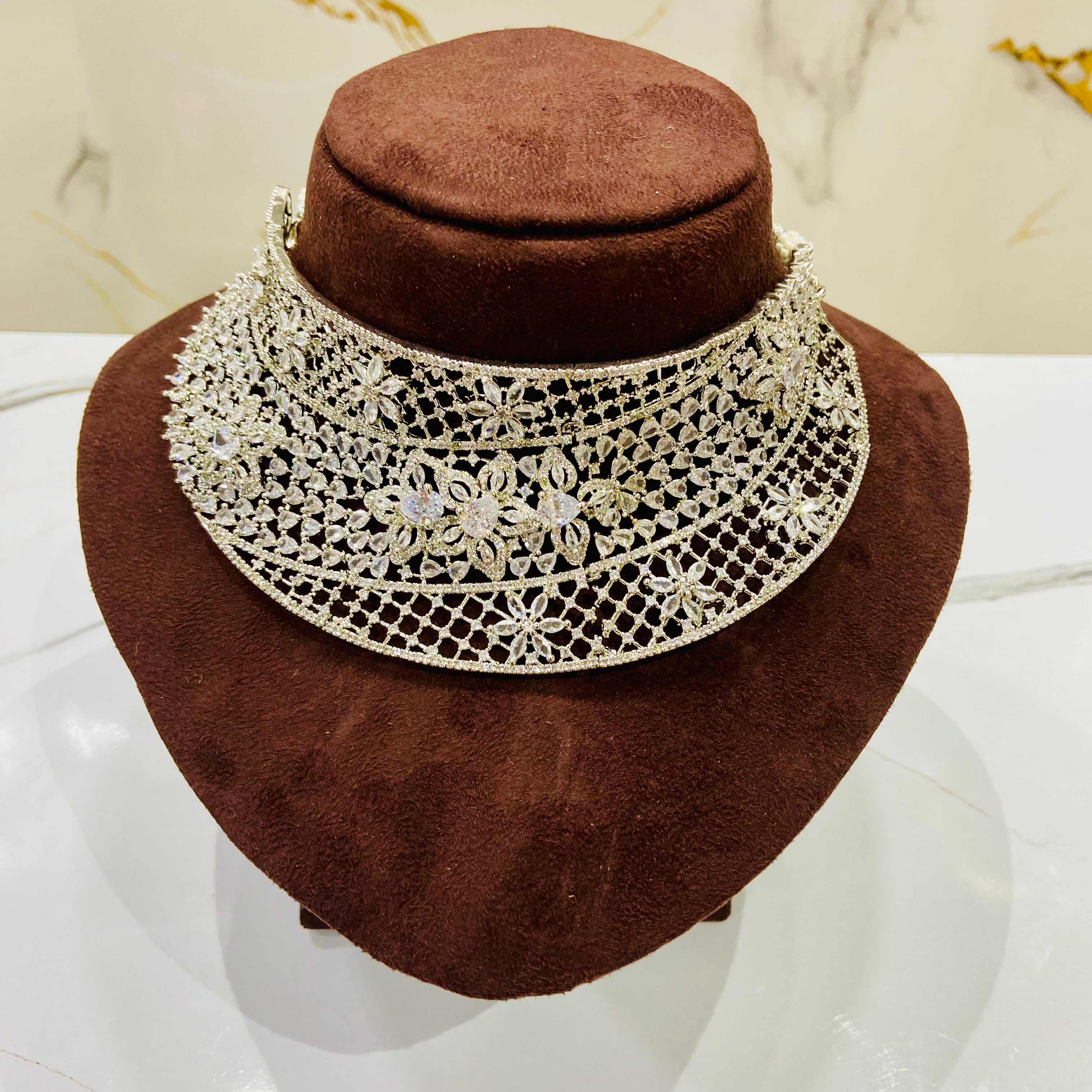 Premium AD Choker Set with Mangtika- CK01