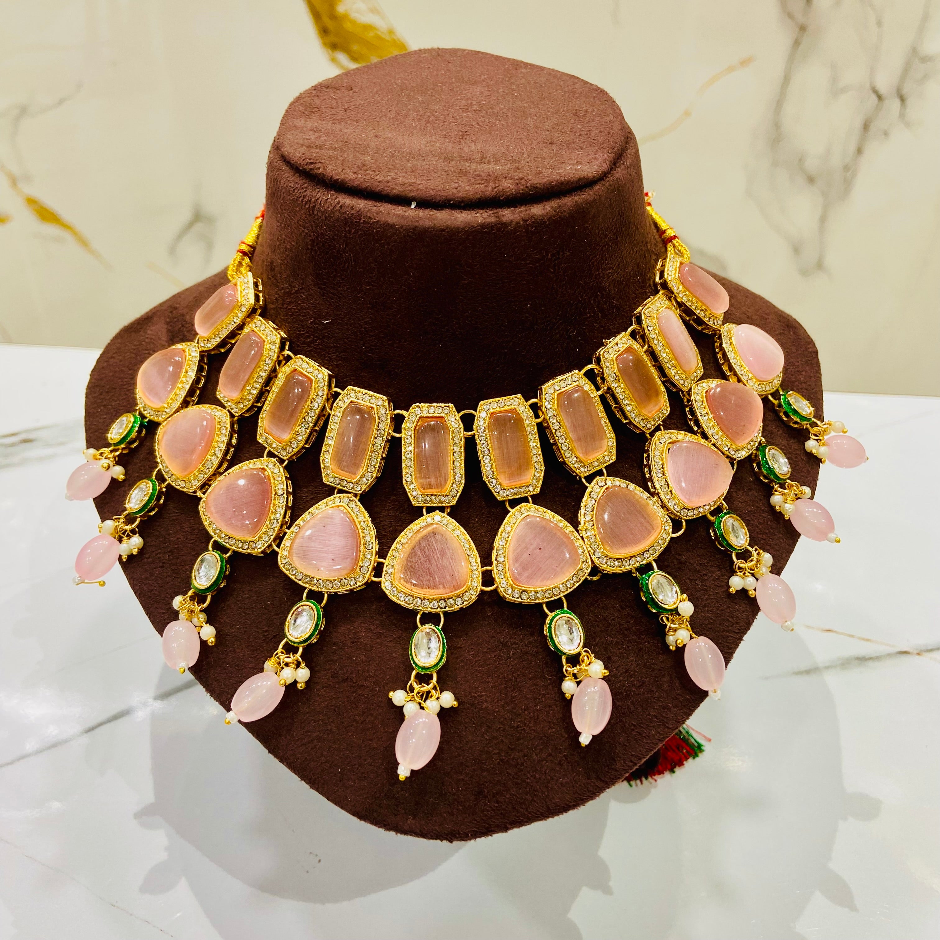 Designer Pearl Necklace Set - NS11