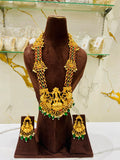 Designer Temple Long Necklace Set - HR02
