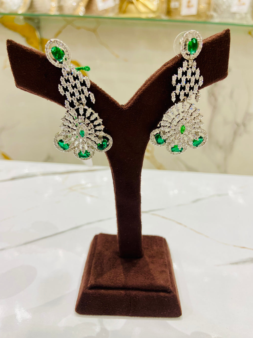 Party Wear American Diamond Earrings - ADE03