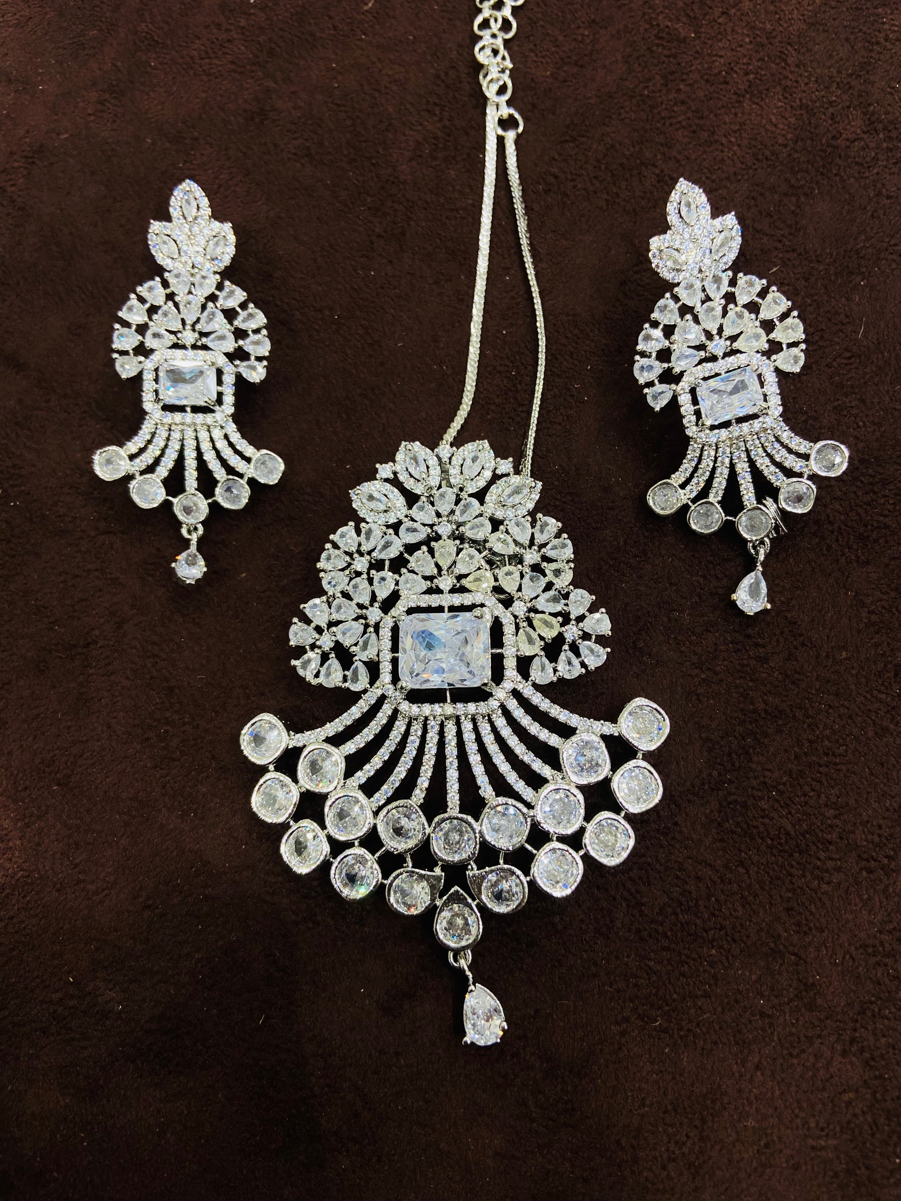 Wedding Wear AD Pendant Set - PS06