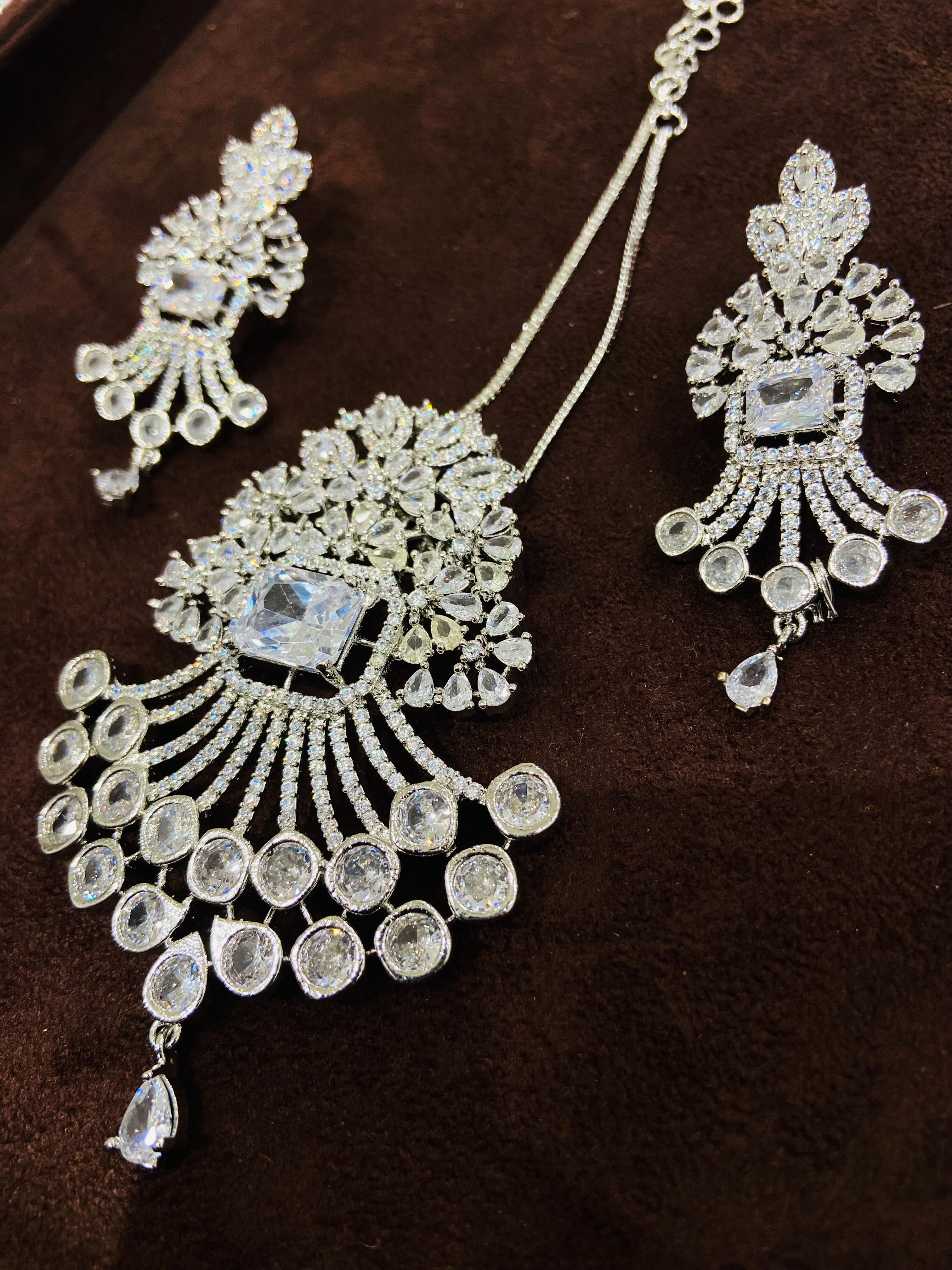 Wedding Wear AD Pendant Set - PS06