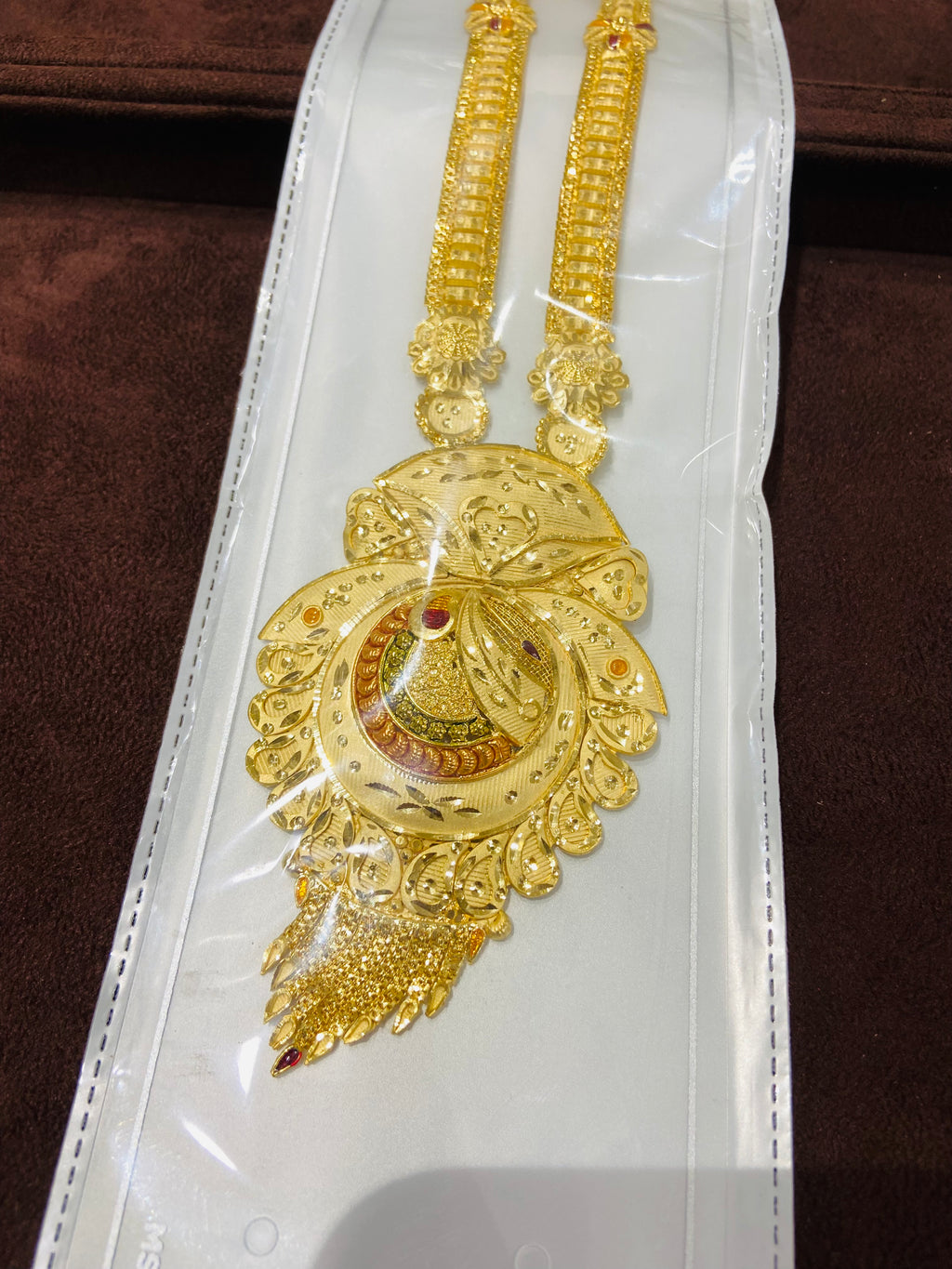 Elegant 1 Gram Gold Long Haar Set – LS03