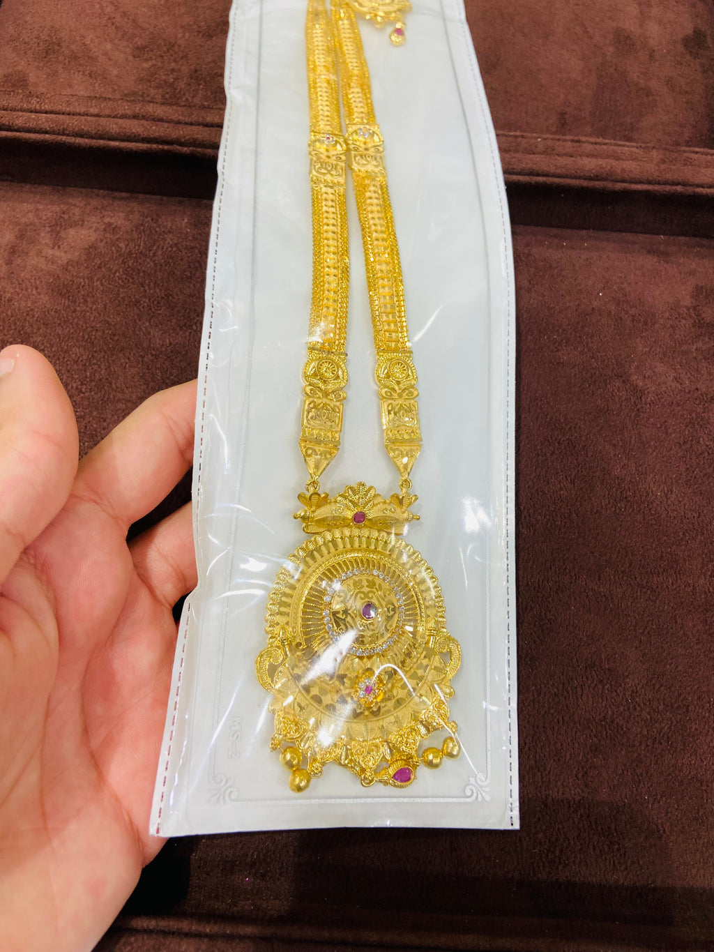 Gold Finish Bridal Long Set for Women – LS06