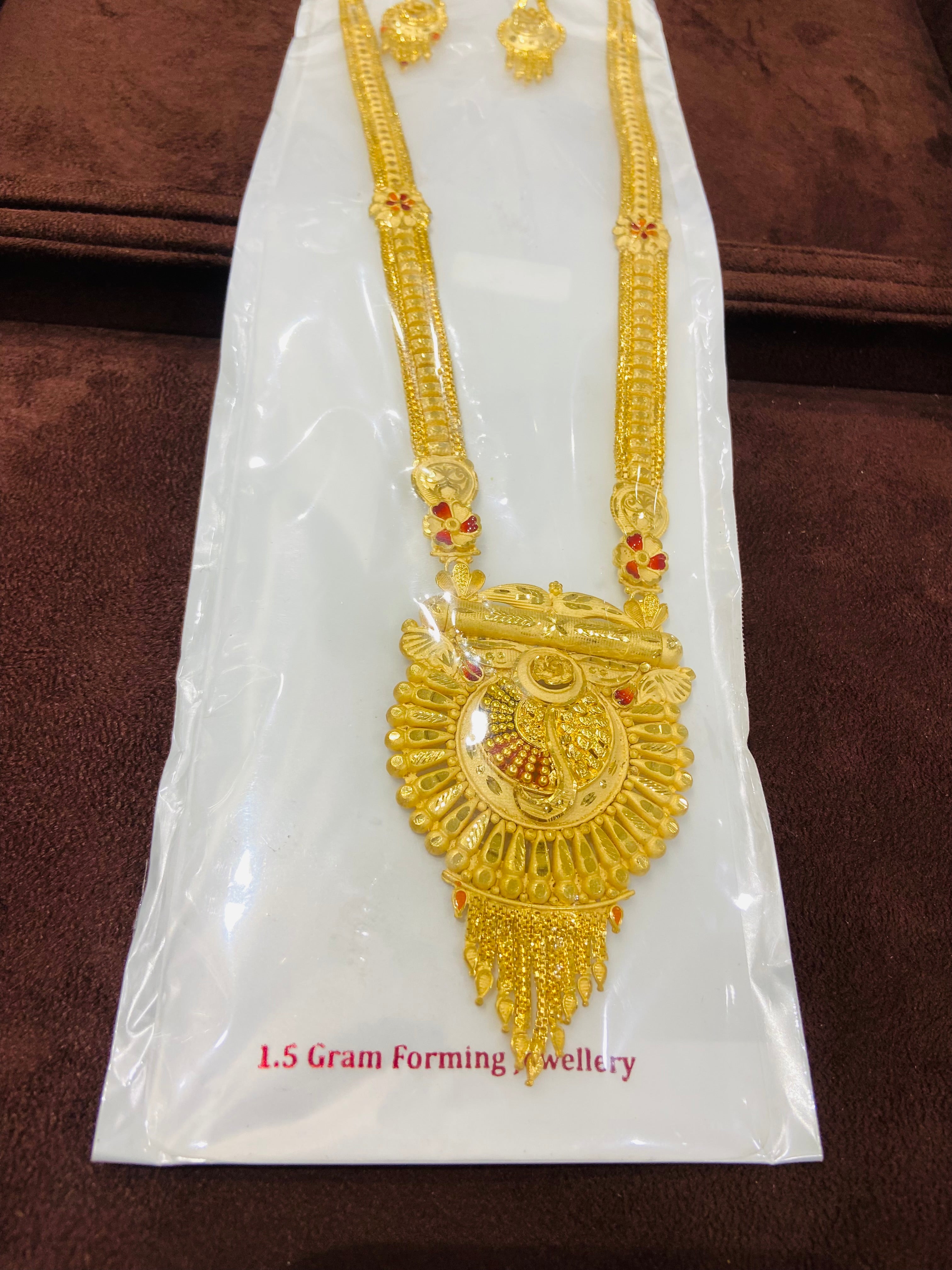 Premium Wedding 1 Gram Gold Long Set – LS10